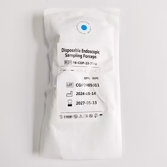 Pinça laparoscópica com grampeador cirúrgico bipolar descartável para cirurgia minimamente invasiva